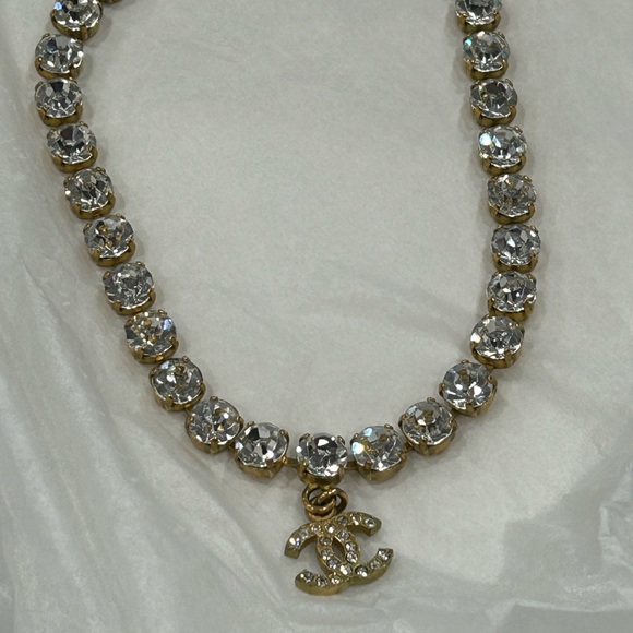 SOLD Chanel Barbie Rhinestone Choker *rare* - Picture 7 of 7